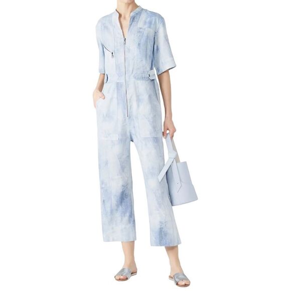 Petersyn Shena Flight Jumpsuit Tie Dye Size Medium - Picture 2 of 11